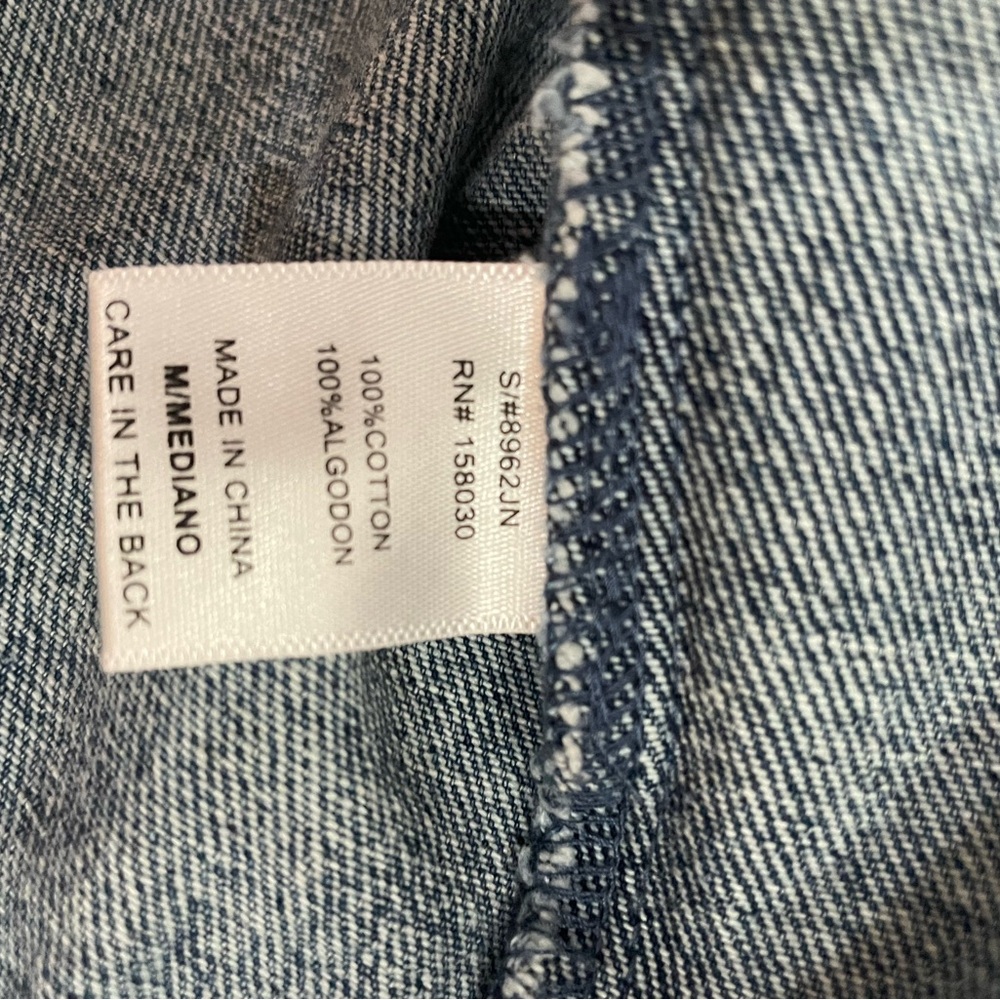 Love Tree Medium Blue Denim Jacket - Picture 8 of 8